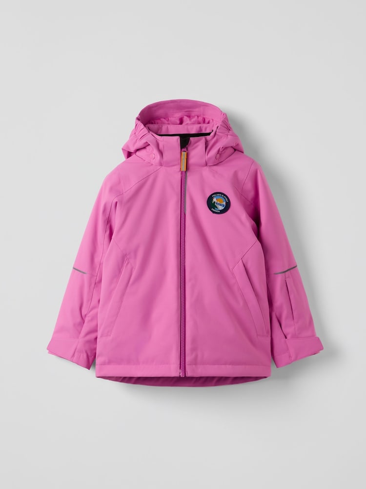 Polarn O. Pyret Pink Padded Ski Jacket - Image 1 of 6 Polarn O. Pyret Pink Padded Ski Jacket - Image 1 of 6