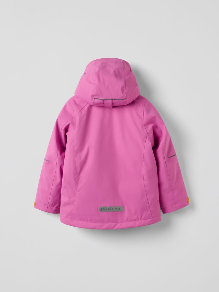 Polarn O. Pyret Pink Padded Ski Jacket - Image 2 of 6 Polarn O. Pyret Pink Padded Ski Jacket - Image 2 of 6