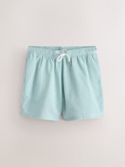 Green & Orange Seersucker Stripe Swim Shorts 5" 2 Pack - Image 2 of 9