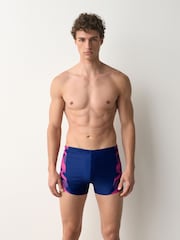 海軍藍╱粉色 - 單人 - Active Motionflex 泳褲 - 圖片 2/7