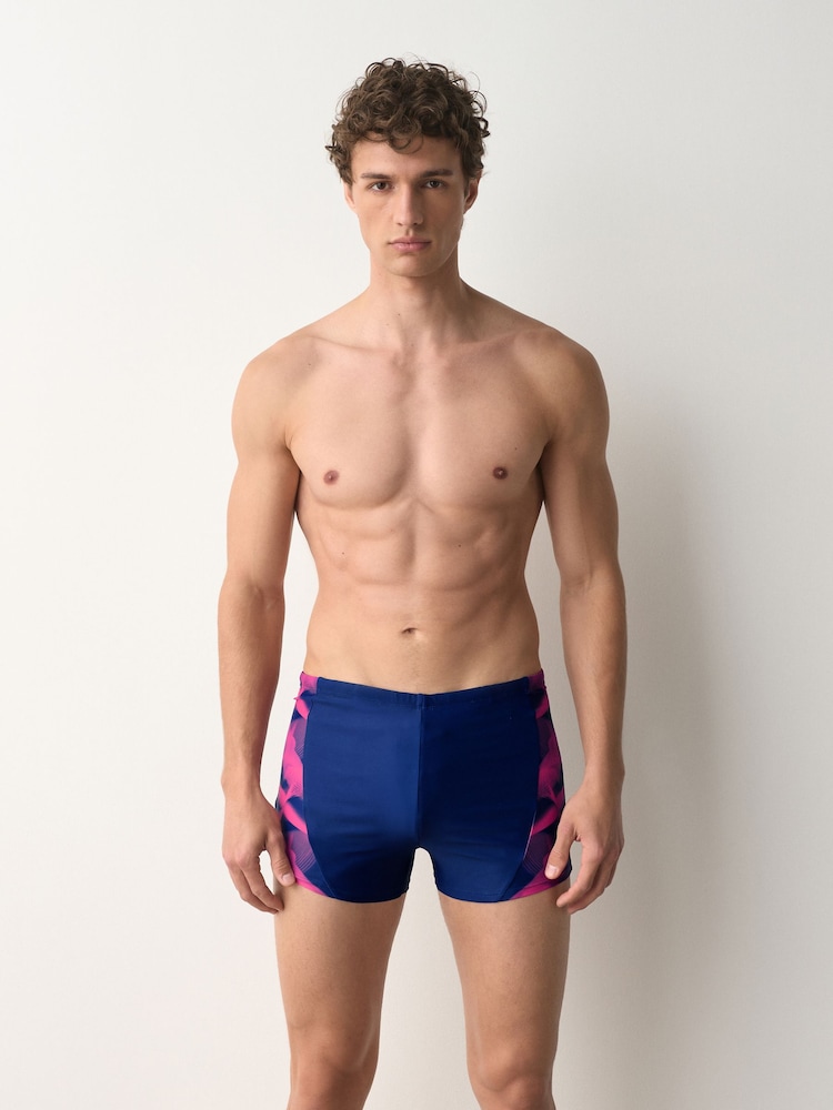 海軍藍╱粉色 - 單人 - Active Motionflex 泳褲 - 圖片 2/7