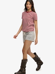 Superdry Grey Athletic Essential Jersey Script Shorts - Image 5 of 8