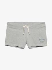 Superdry Grey Athletic Essential Jersey Script Shorts - Image 7 of 8