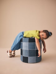 Mid Blue Denim Cuffed Pullon Trousers (3mths-7yrs) - Image 3 of 8