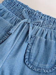Mid Blue Denim Cuffed Pullon Trousers (3mths-7yrs) - Image 8 of 8