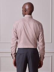 铁锈色棕色纹理 - Signature 100% 纯棉智能衬衫 - 9的图像4｝