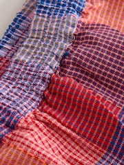 Bright Pink Multi Check Pullon Barrel Trousers (3mths-7yrs) - Image 3 of 4