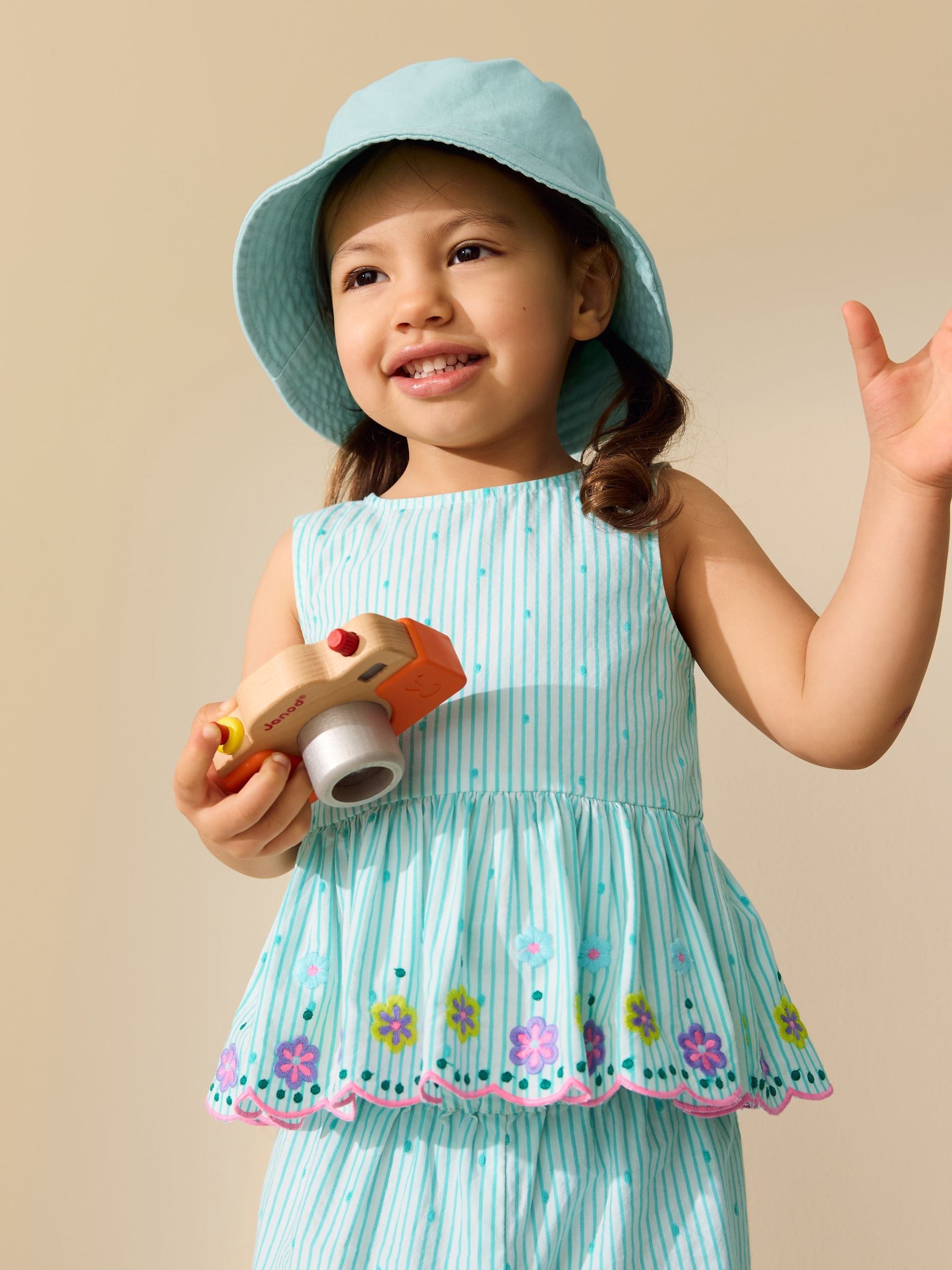 Buy Mint Green Sleeveless Blouse & Trouser Set (3mths-7yrs) from