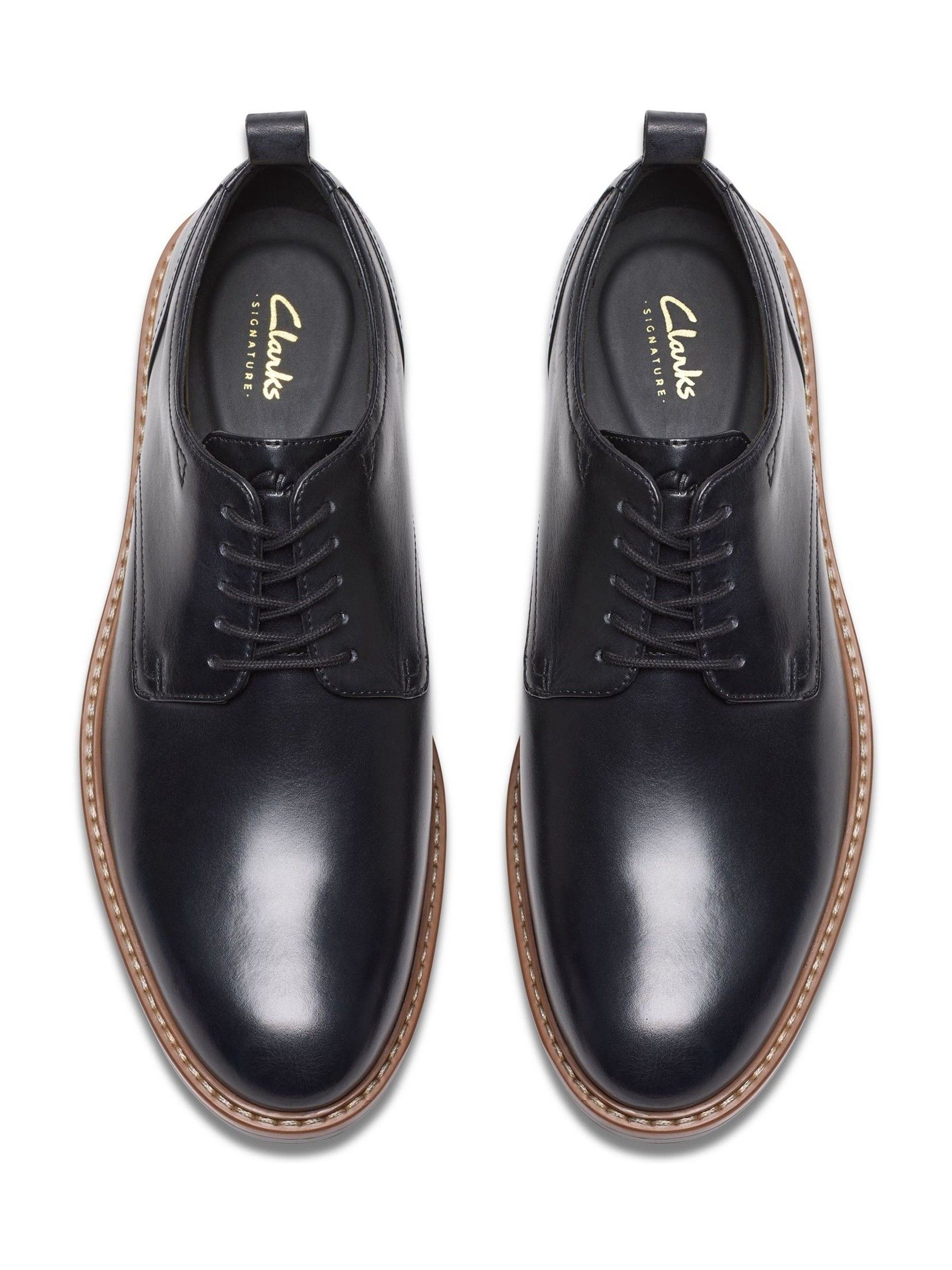 Cumpără Negru - Pantofi Clarks Aldwin Limit din piele from Next