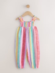 Rainbow Stripe Strappy Jumpsuit (3mths-7yrs) - Image 5 of 7