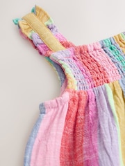 Rainbow Stripe Strappy Jumpsuit (3mths-7yrs) - Image 6 of 7