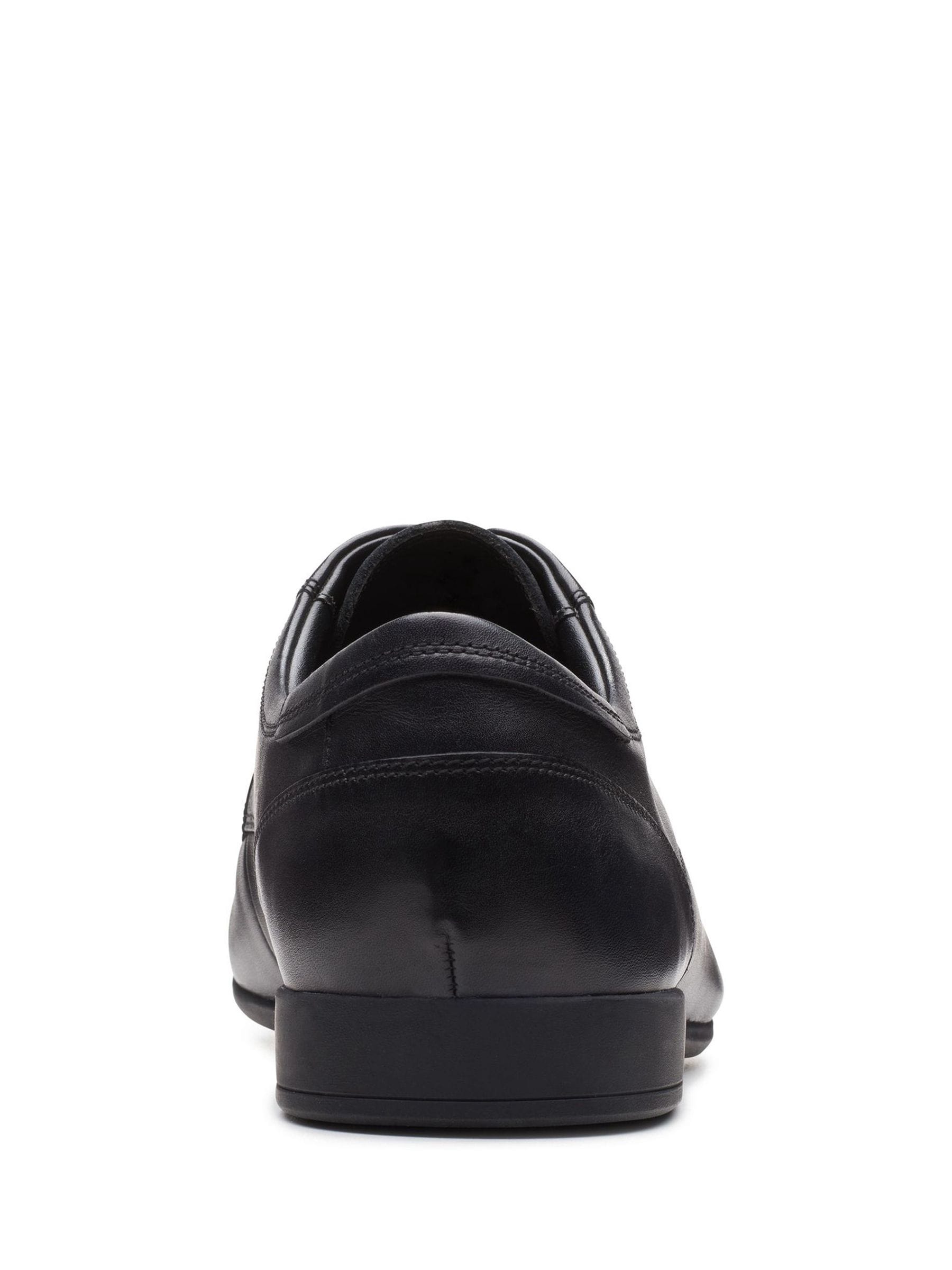 Buy Clarks Black Sidton Lace Leather Shoes from the Next UK online