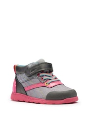 Clarks Silver Tidal2 Myth Toddler Boots - Image 3 of 6