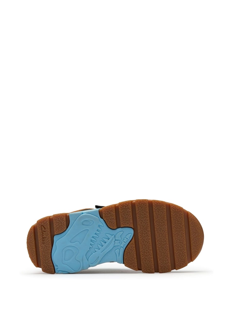Clarks Brown Steggy2 Glow Kids Boots - Image 6 of 6