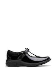 Clarks Black Relda Gem Kids Shoes - Image 1 of 8