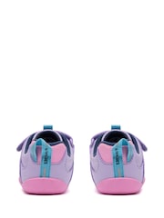 Clarks Purple Pre Walker Hero Toddler Shoes - Image 5 of 6