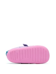 Clarks Purple Pre Walker Hero Toddler Shoes - Image 6 of 6
