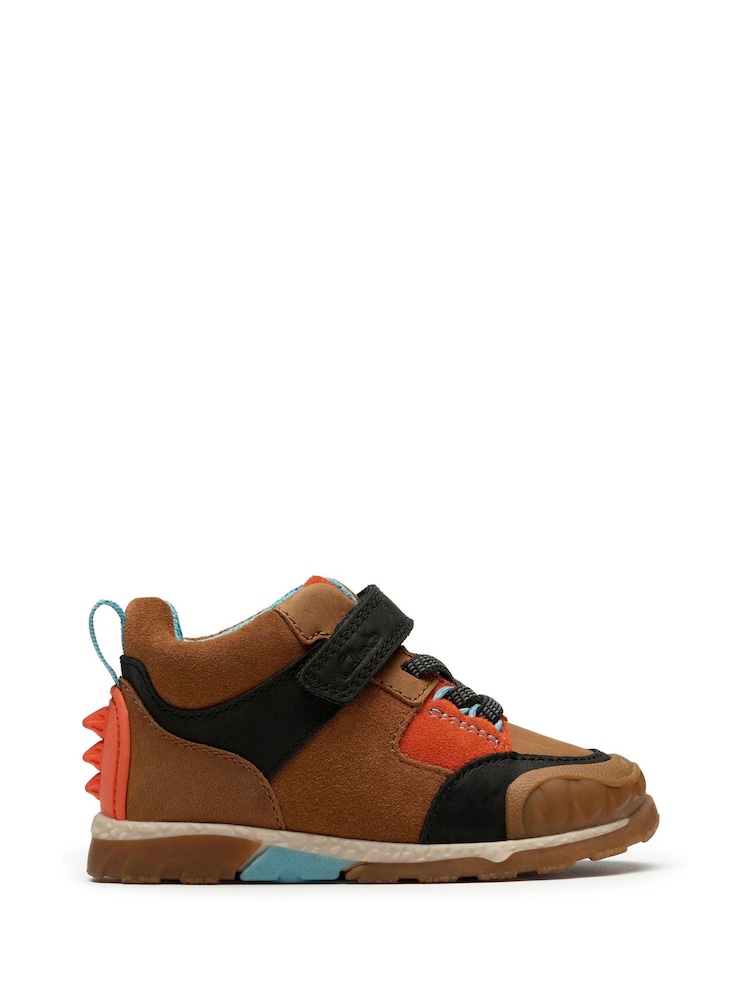 Clarks Brown Steggy2 Glow Toddler Boots - Image 1 of 6 Clarks Brown Steggy2 Glow Toddler Boots - Image 1 of 6