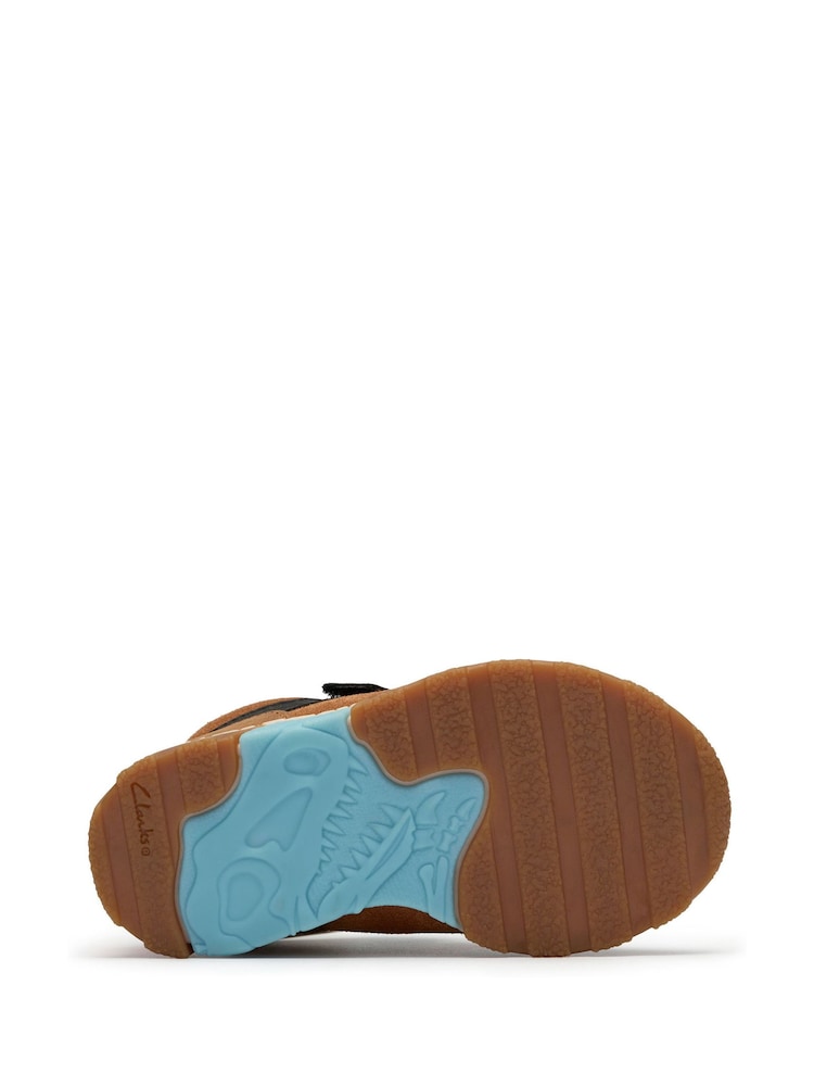 Clarks Brown Steggy2 Glow Toddler Boots - Image 6 of 6