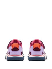 Clarks Red Feather Track Toddler Trainers - Image 5 of 6