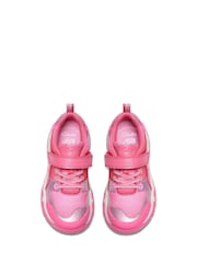 Clarks Pink Tidal Shell Kids Shoes - Image 4 of 6