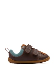 Clarks Brown Pre Walker Eden Toddler Shoes - Image 1 of 6