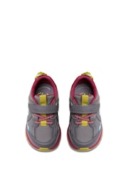 Clarks Grey Selva Hero Toddler Shoes - Image 4 of 6