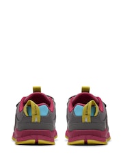 Clarks Grey Selva Hero Toddler Shoes - Image 5 of 6