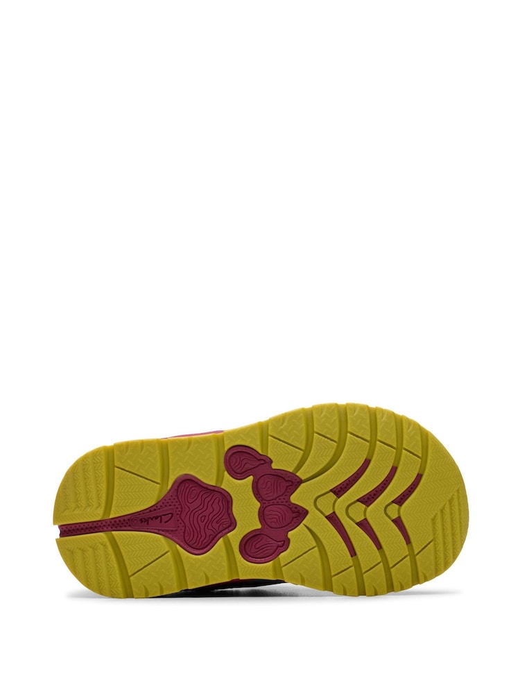 Clarks Grey Selva Hero Toddler Shoes - Image 6 of 6