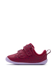 Clarks Red Pre Walker Wish Toddler Shoes - Image 2 of 6