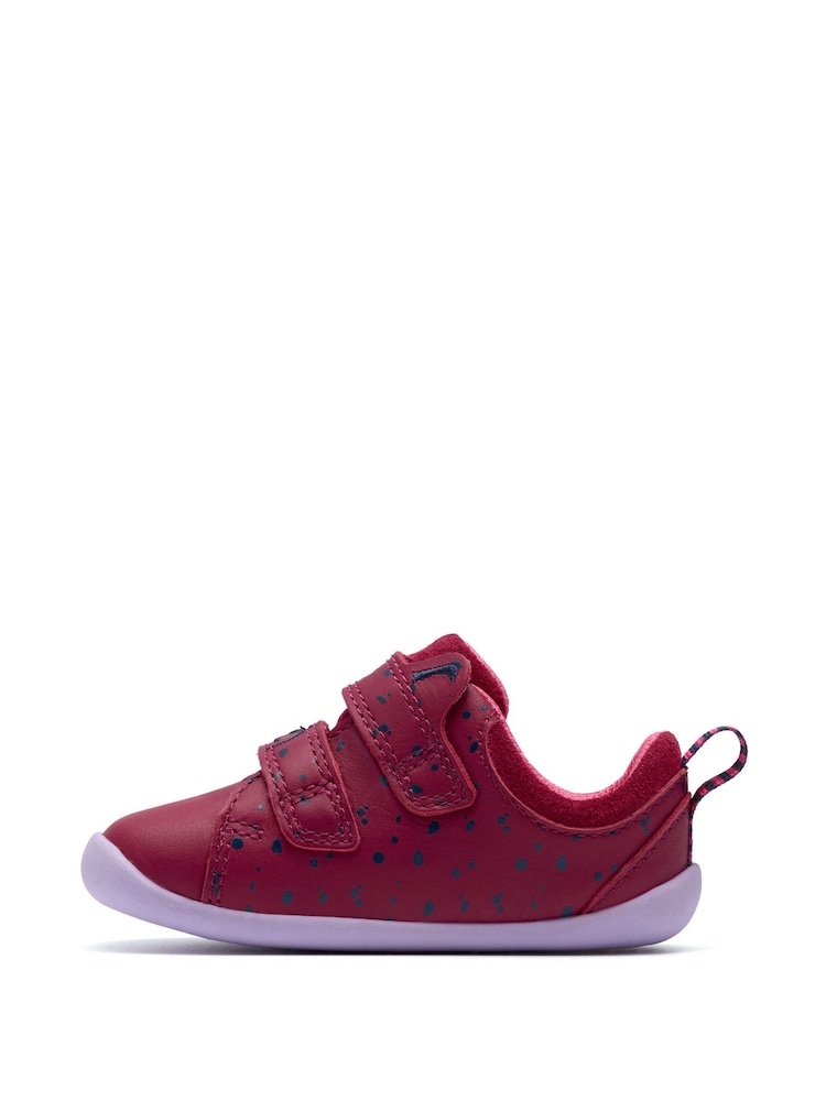 Clarks Red Pre Walker Wish Toddler Shoes - Image 2 of 6