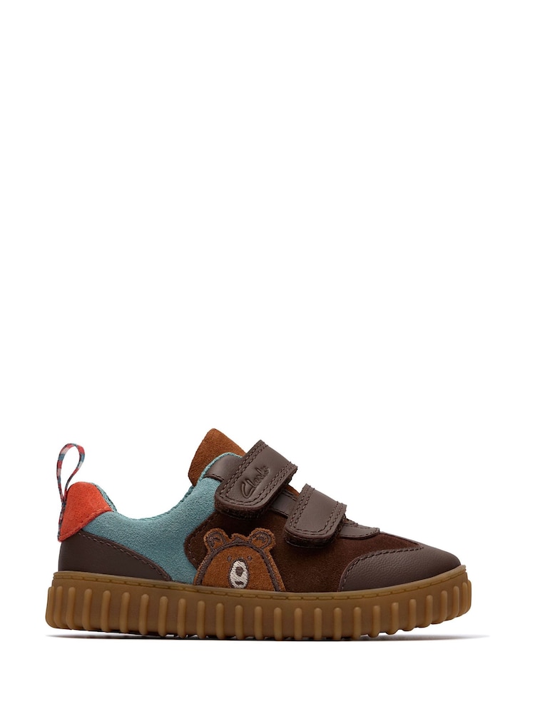 Clarks Brown Cove Den Toddler Shoes - Image 1 of 6