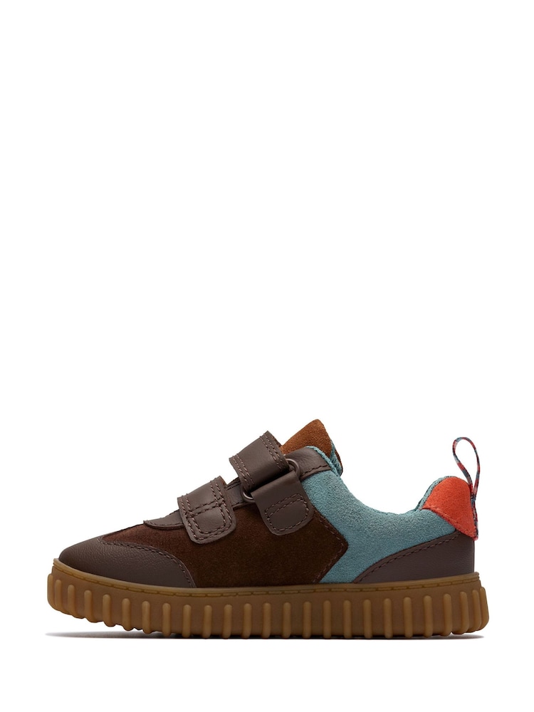 Clarks Brown Cove Den Toddler Shoes - Image 2 of 6