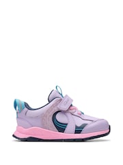Clarks Purple Selva Hero Toddler Shoes - Image 1 of 6