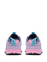Clarks Purple Selva Hero Toddler Shoes - Image 4 of 6