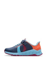 Clarks Blue Selva Lane Kids Shoes - Image 2 of 6