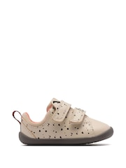 Clarks White Pre Walker Wish Toddler Shoes - Image 1 of 6