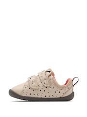 Clarks White Pre Walker Wish Toddler Shoes - Image 2 of 6