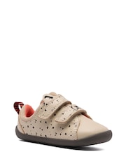 Clarks White Pre Walker Wish Toddler Shoes - Image 3 of 6