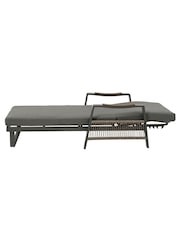Outdoor Living Grey Montevideo Aluminium Sunlounger - Image 3 of 4