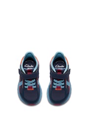Clarks Blue Selva Lane Toddler Shoes - Image 4 of 6