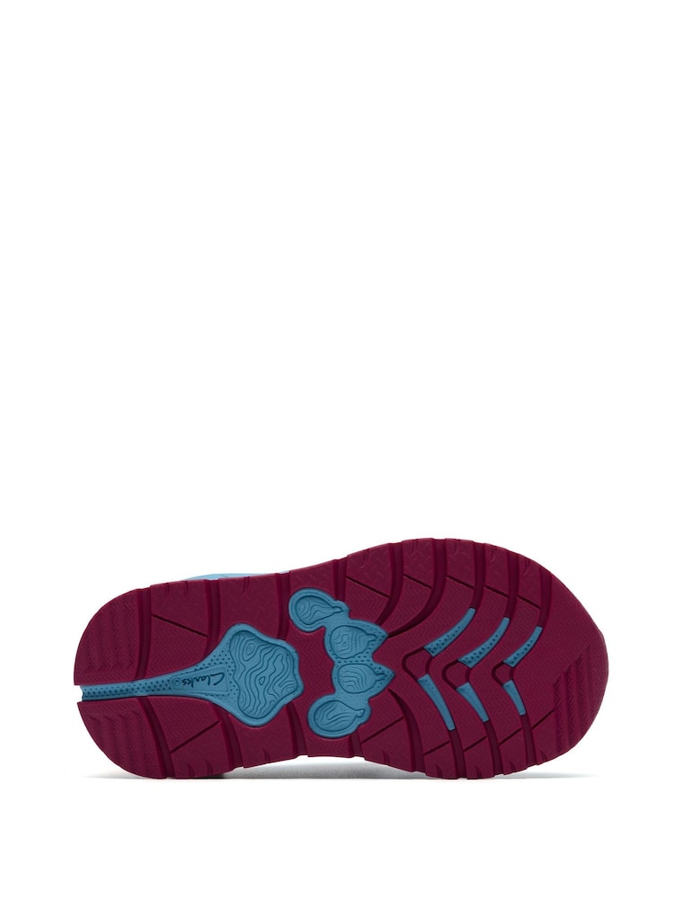Clarks Blue Selva Lane Toddler Shoes - Image 6 of 6