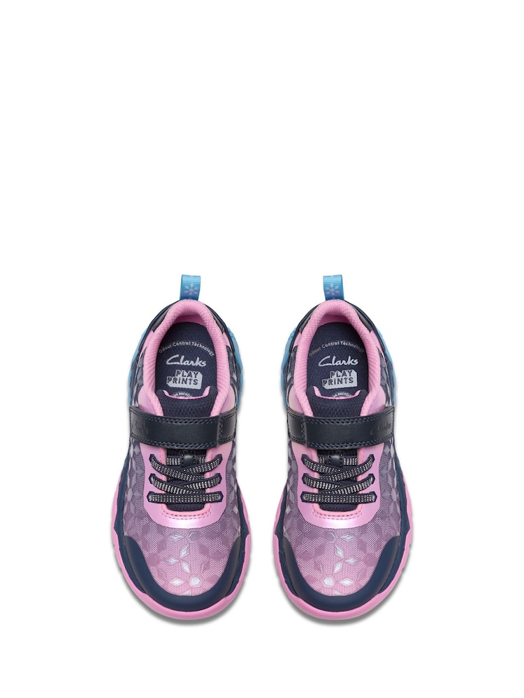 Clarks Blue Tidal Trail Kids Shoes - Image 1 of 6 Clarks Blue Tidal Trail Kids Shoes - Image 1 of 6