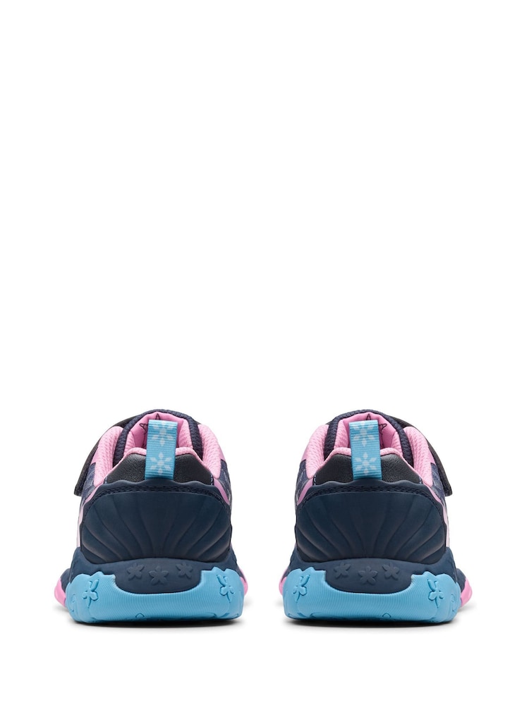 Clarks Blue Tidal Trail Kids Shoes - Image 2 of 6