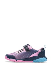 Clarks Blue Tidal Trail Kids Shoes - Image 4 of 6