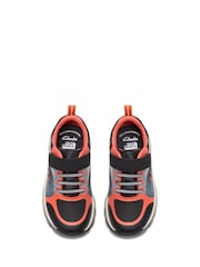 Clarks Black Steggy2 Fly Kids Shoes - Image 4 of 6