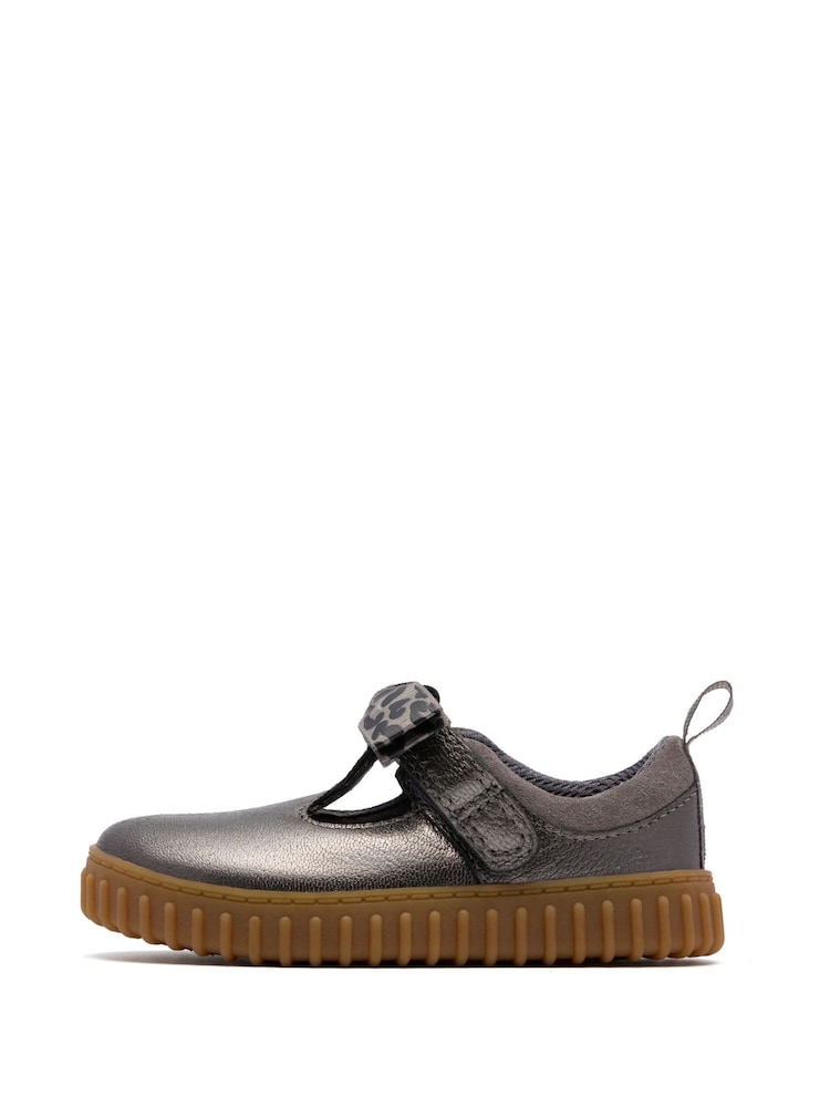 Clarks Brown Cove Bow Toddler Shoes - Image 2 of 6