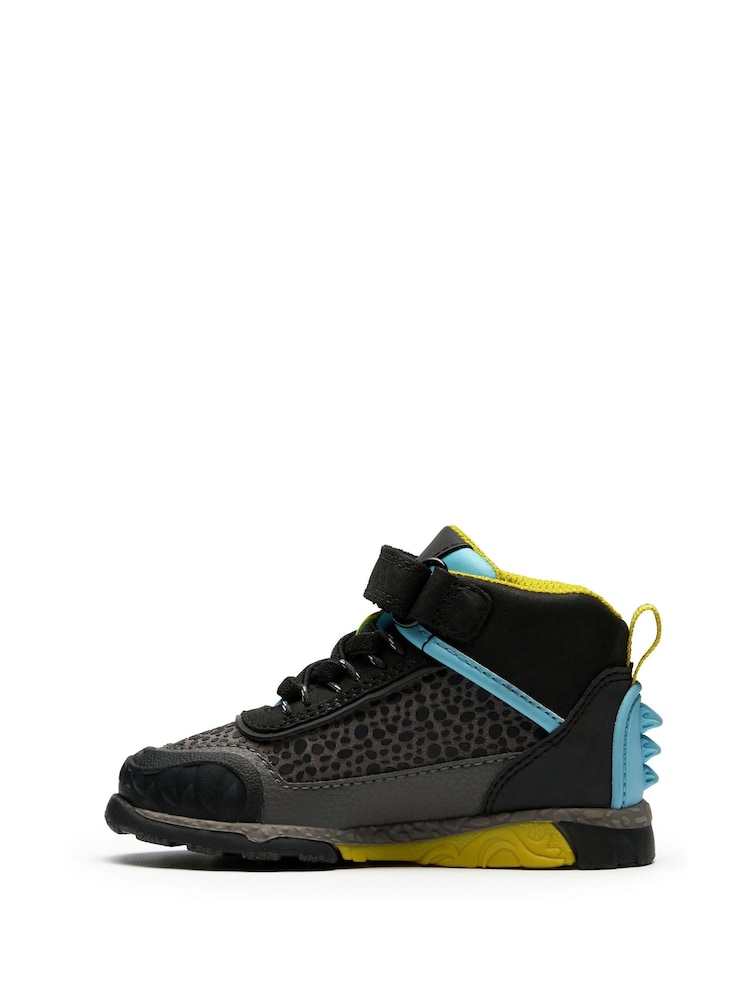 Clarks Grey Steggy2 Tri Toddler Boots - Image 2 of 6