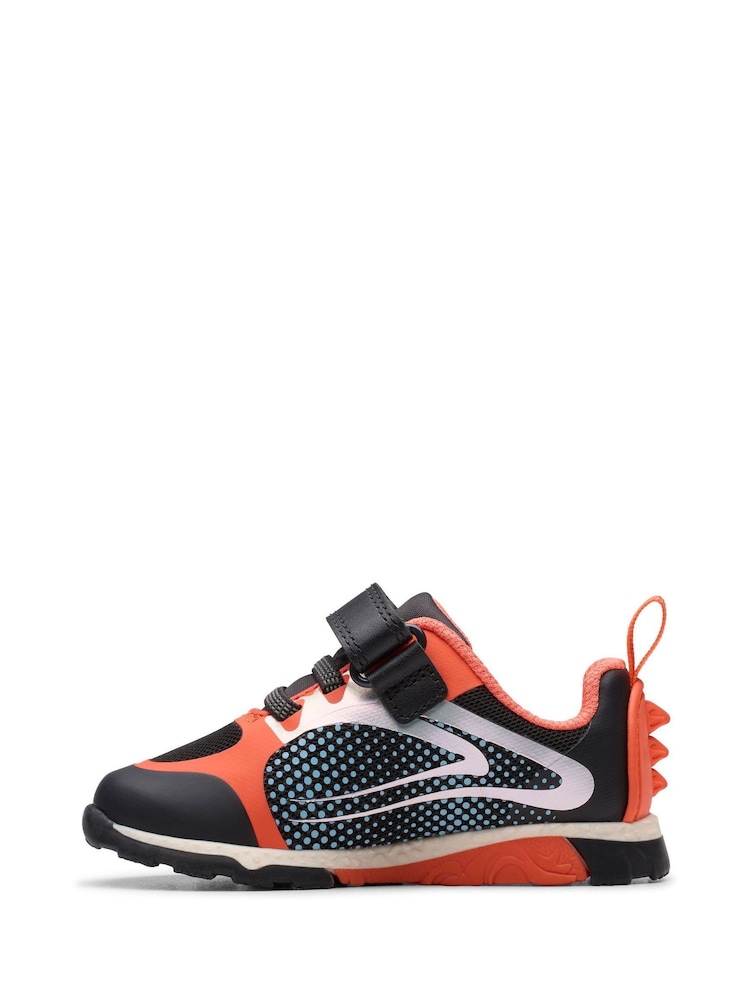 Clarks Black Steggy2 Fly Toddler Shoes - Image 2 of 6