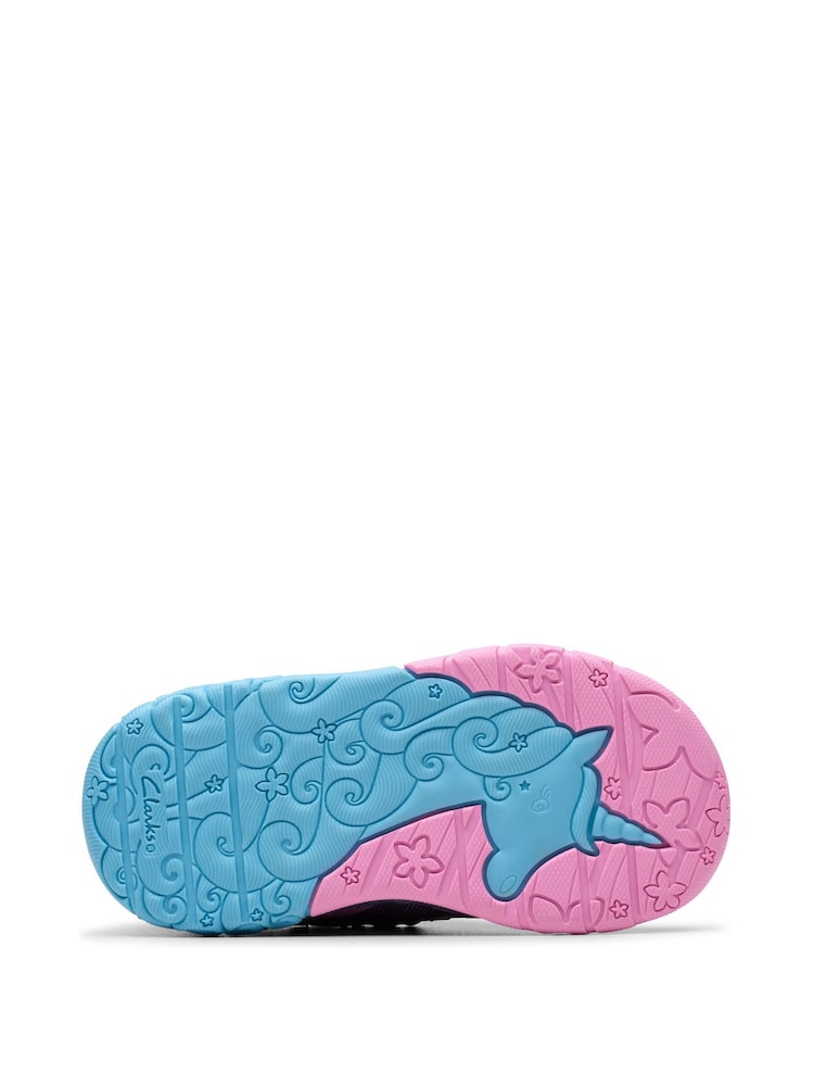 Clarks Blue Tidal Trail Toddler Shoes - Image 6 of 6